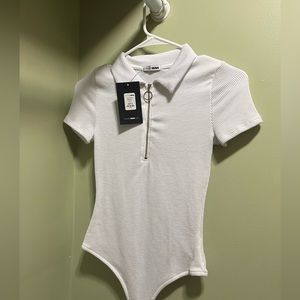 Quarter Zip Bodysuit